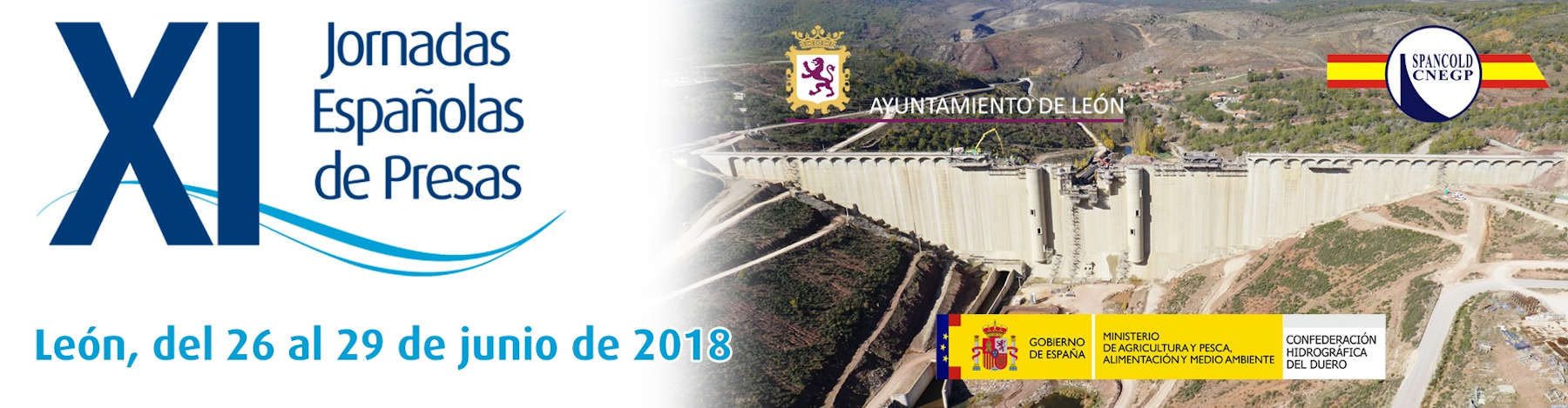 HCC participa en las XI Jornadas Españolas de Presas -León 2018-